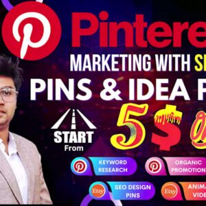I will be pinterest marketing manager to grow and boost as pin seo king