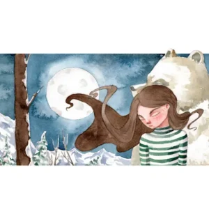 I will create watercolor and digital illustrations